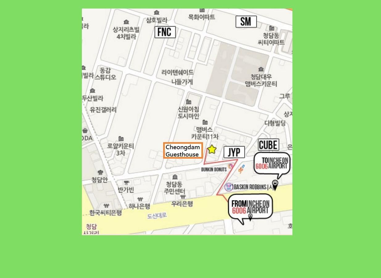 Cheongdam Ladies Guesthouse In Seoul Eksteriør billede